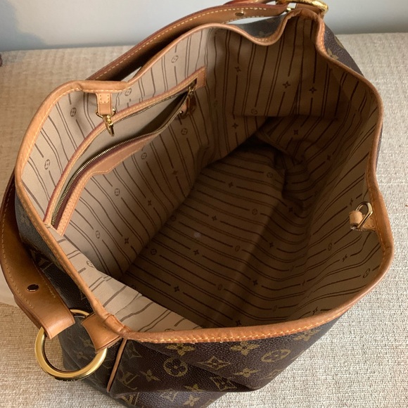 👜LOUIS VUITTON Delightful MM Shoulder Bag. 🎁 🤎RETIRED⭐️AUTHENTIC🌟 EUC - Picture 10 of 16